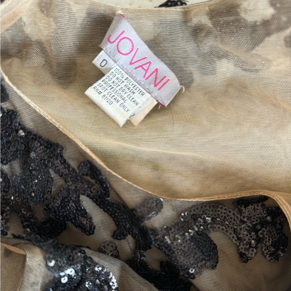 Jovani Black Mermaid Prom Gown Pageant Dress (length altered) - Picture 10 of 17